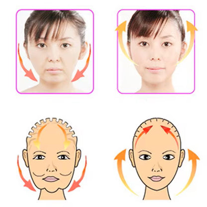Masque gainant visage - Effet V-Lift - Pour lifting du visage, resserrage des rides, réducteur de double menton